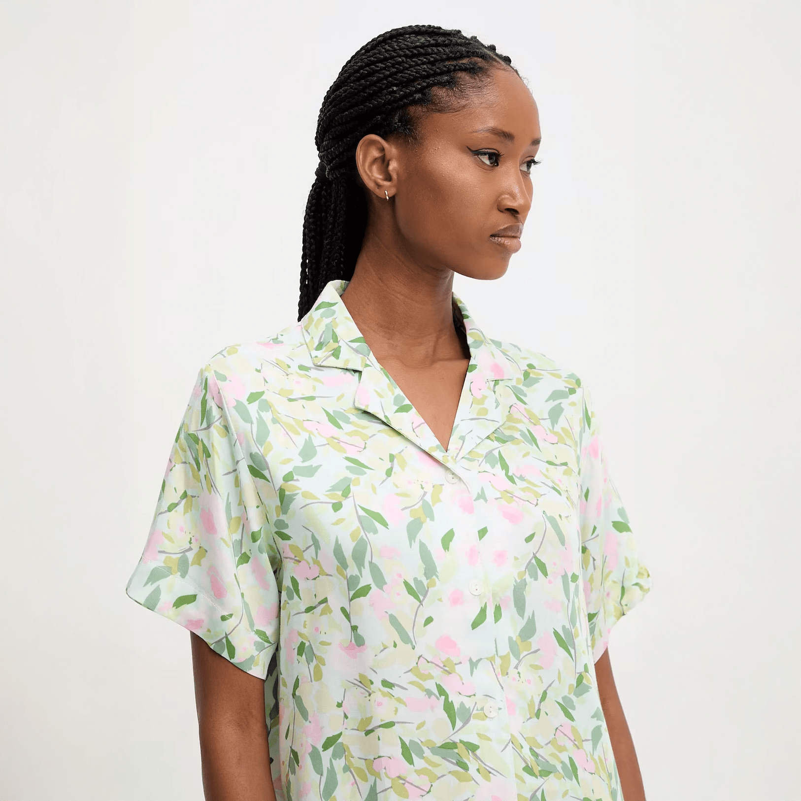 Blush Leaf Pajama Set - Momang Studio