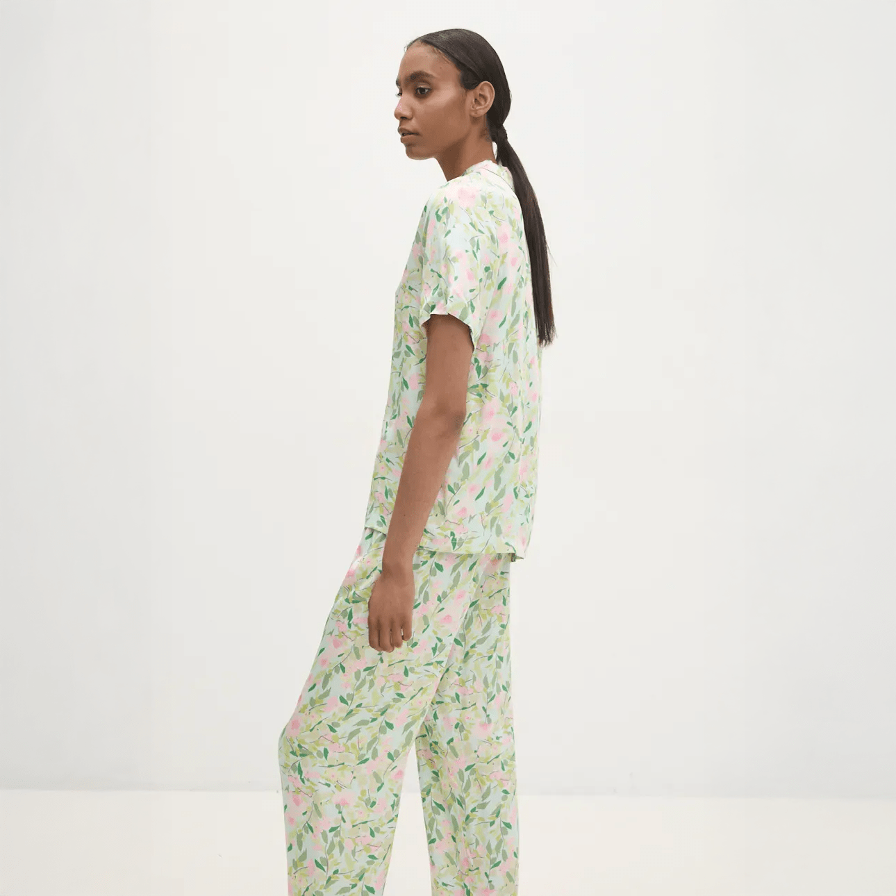 Blush Leaf Pajama Set - Momang Studio