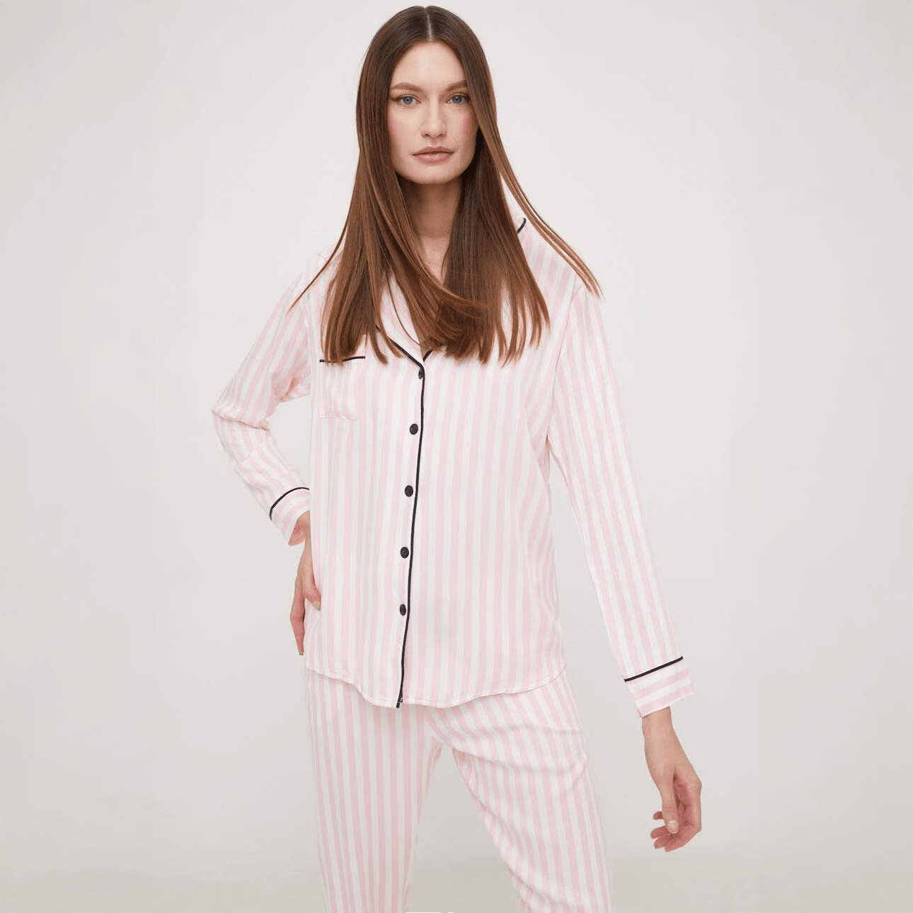 Blush Stripe Pajama Set - Momang Studio