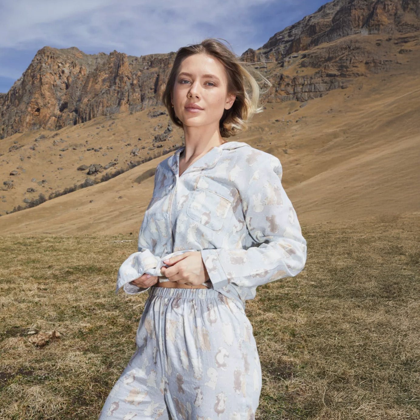 Cozy Field Pajama Set - Momang Studio