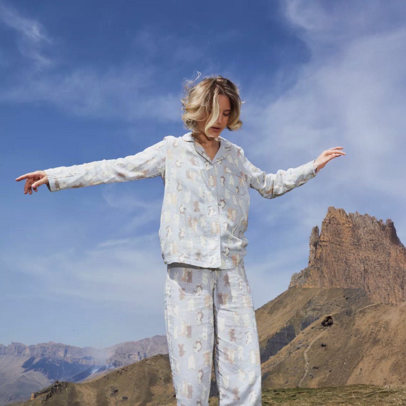 Cozy Field Pajama Set - Momang Studio