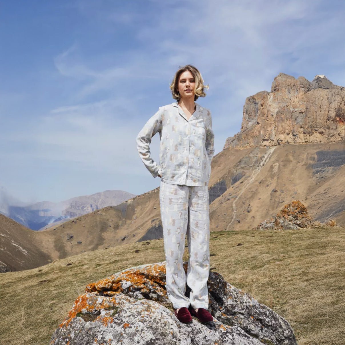 Cozy Field Pajama Set - Momang Studio