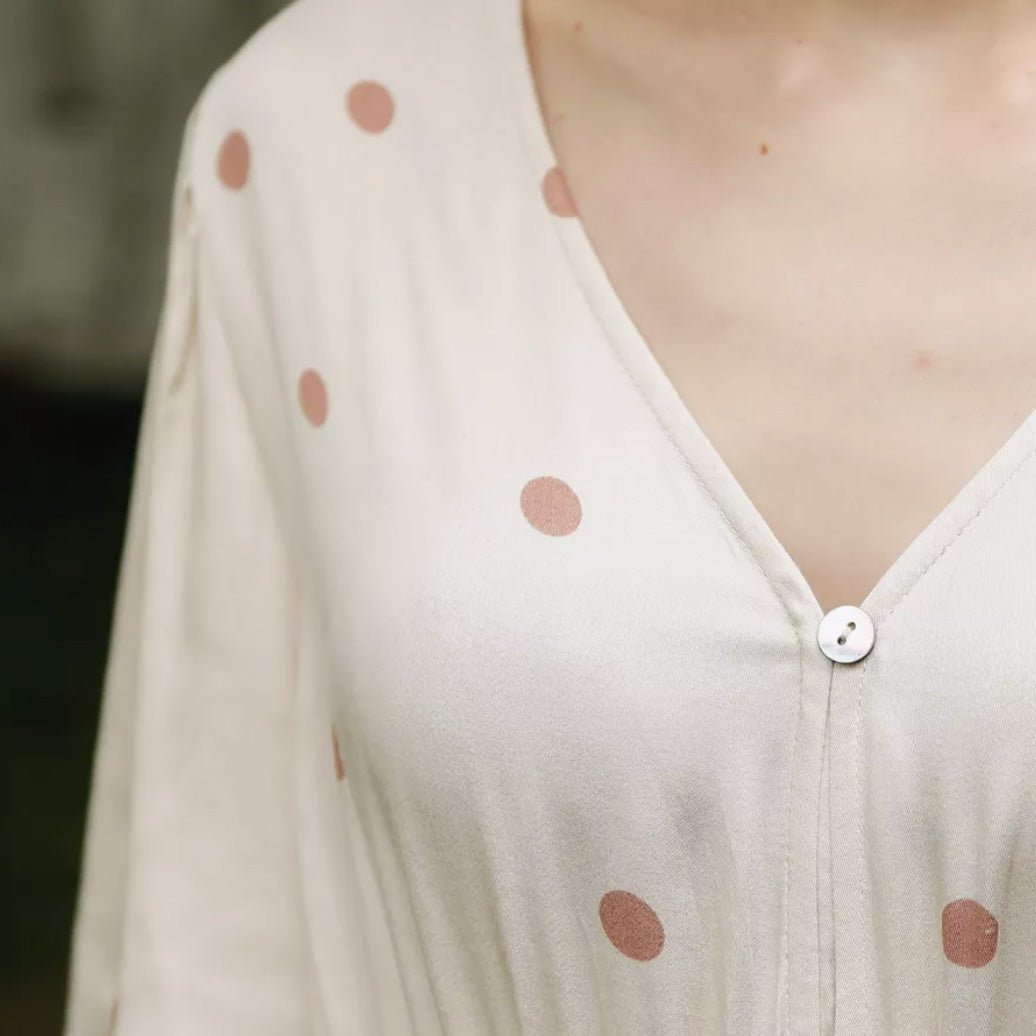 Daisy Dot Sleep Dress - Momang Studio