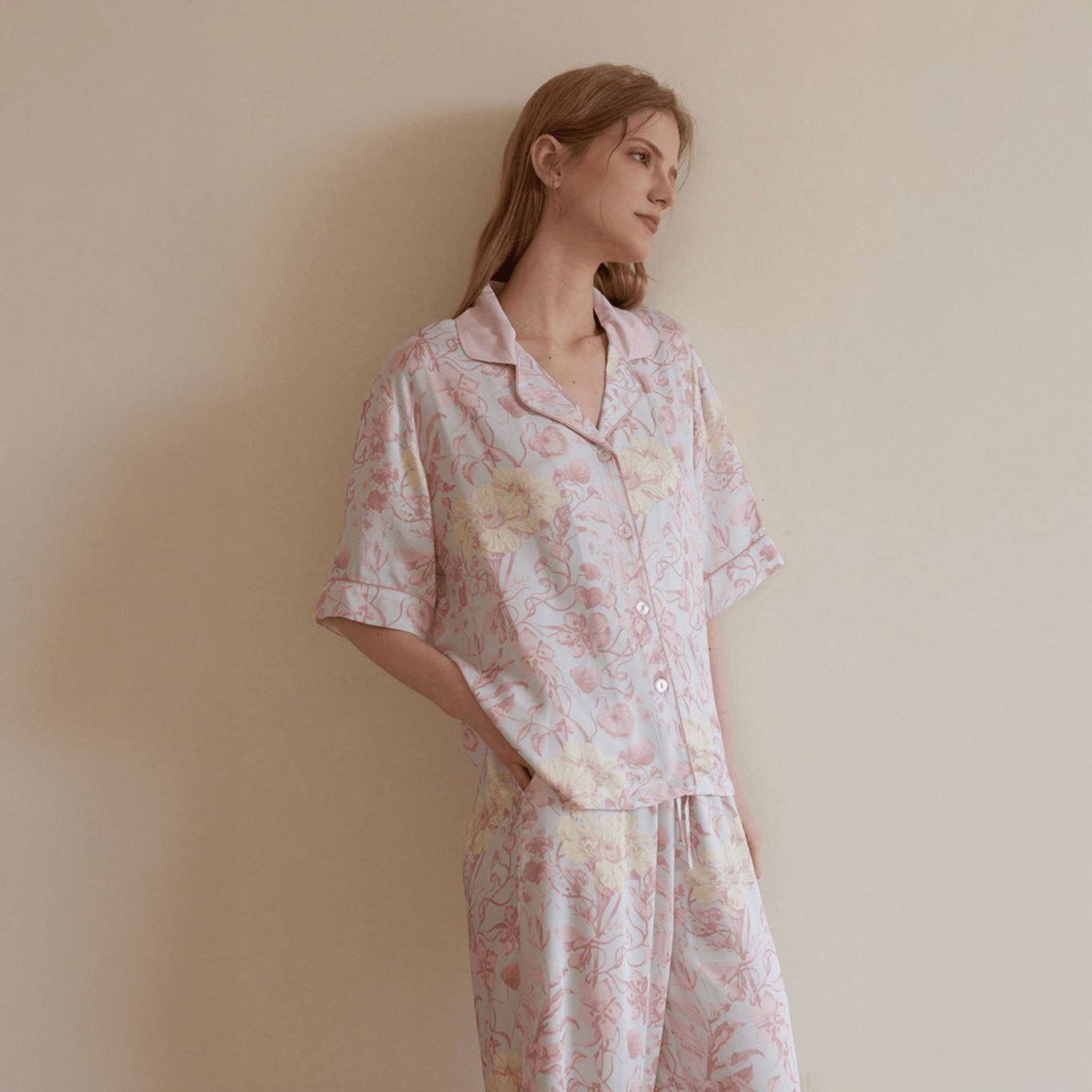 Dewy Petals Pajama Set - Momang Studio