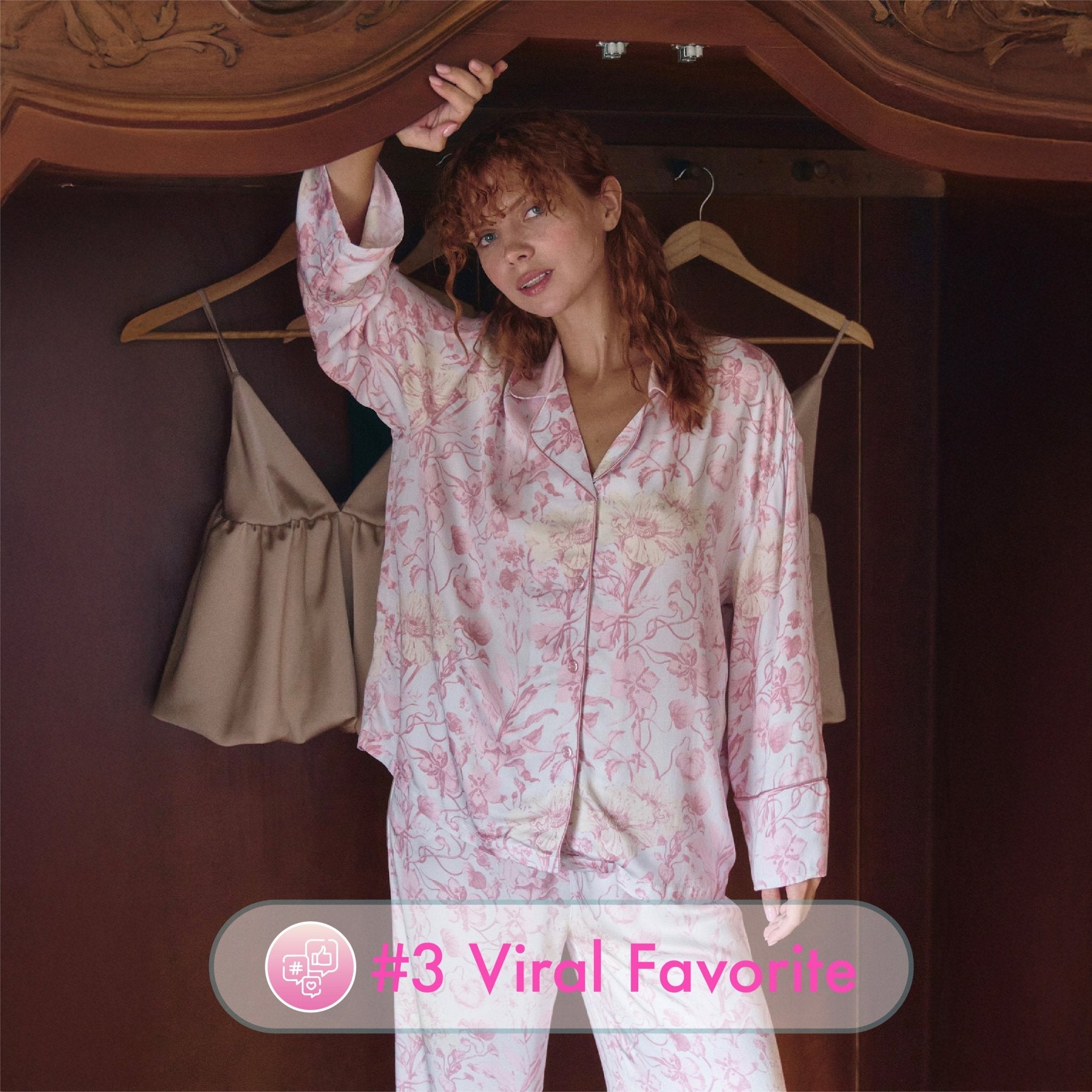 Dewy Petals Pajama Set - Momang Studio