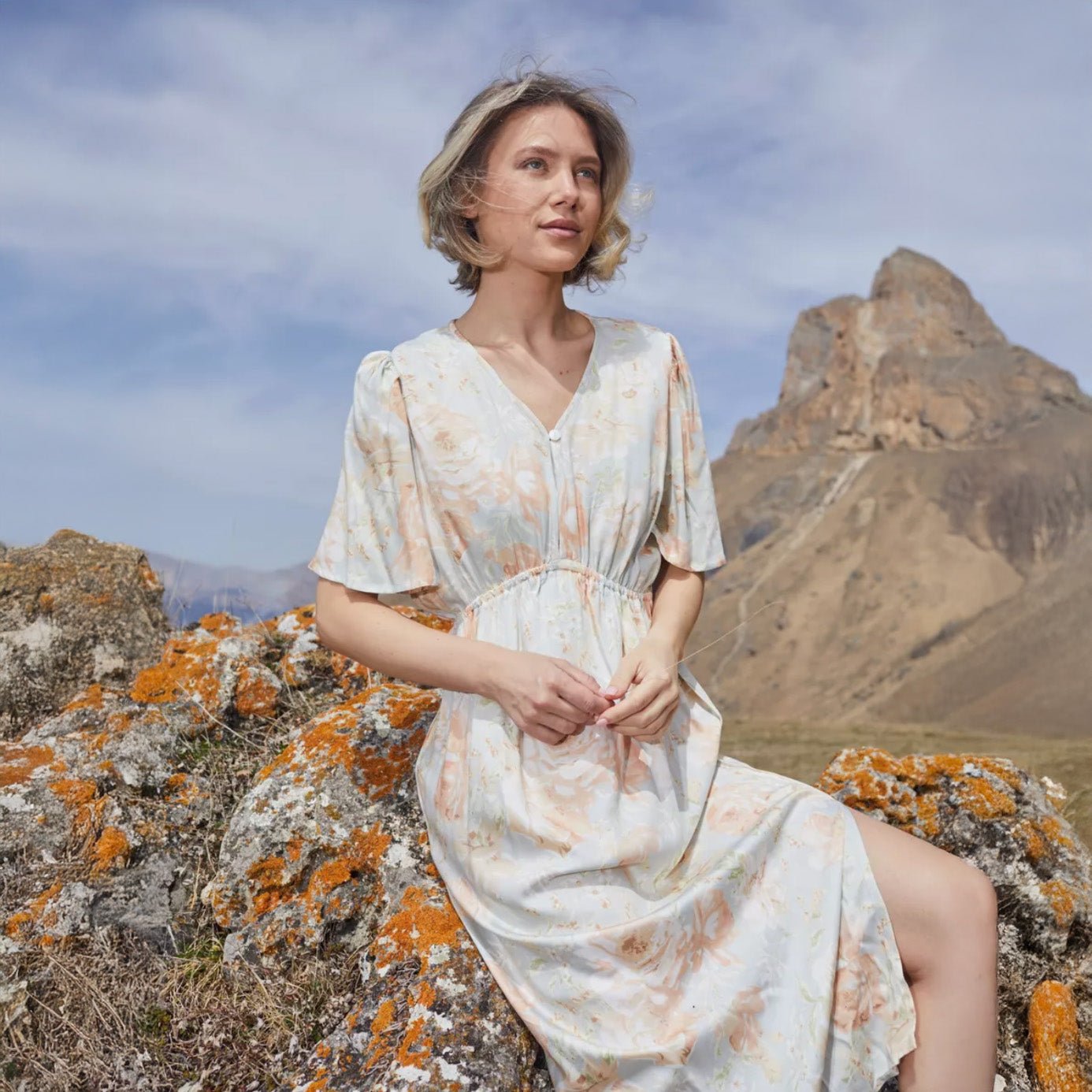 Fleur Soft Sleep Dress - Momang Studio