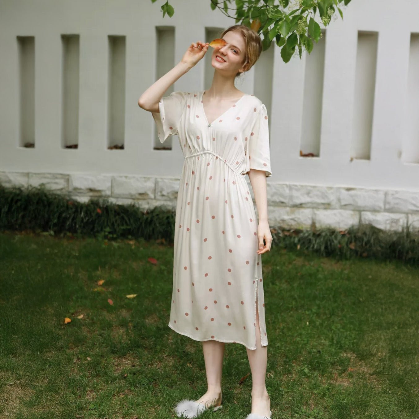 Fleur Soft Sleep Dress - Momang Studio
