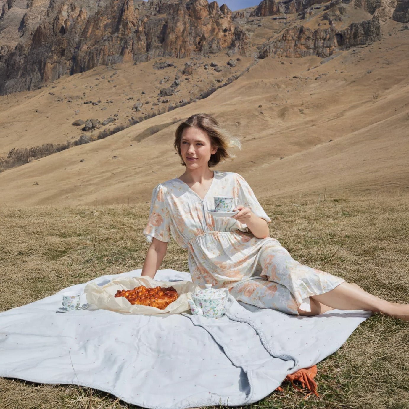 Fleur Soft Sleep Dress - Momang Studio