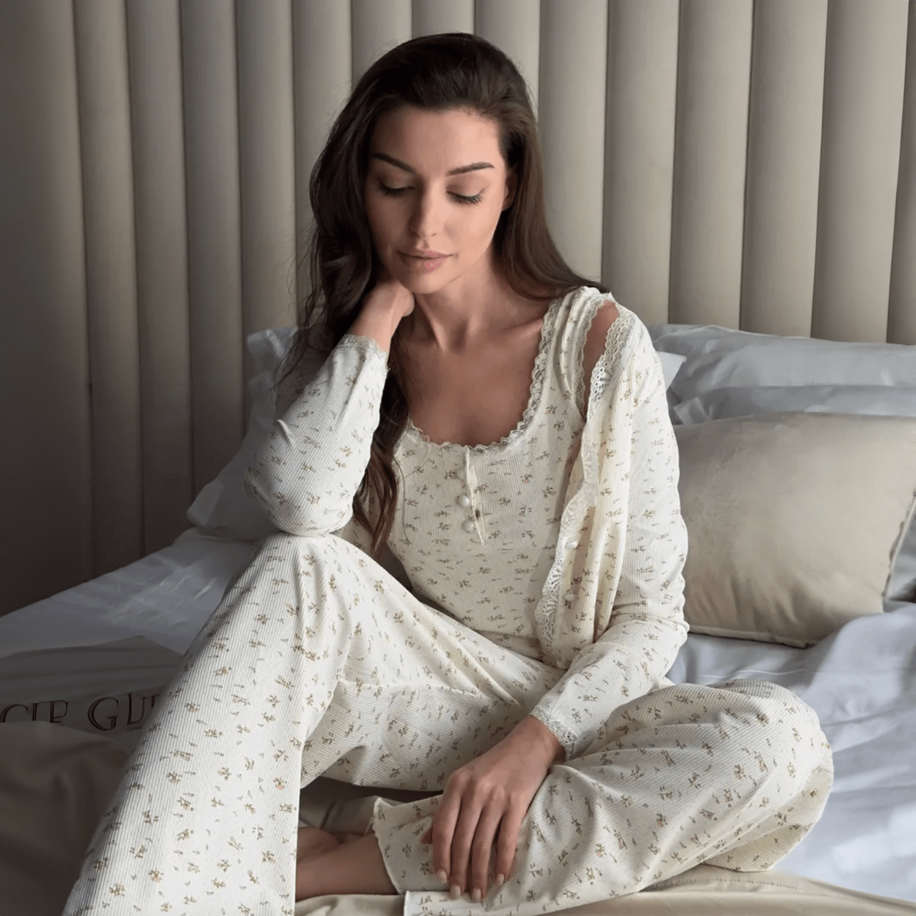 Floral 3 - in - 1 Pajama Set - Momang Studio