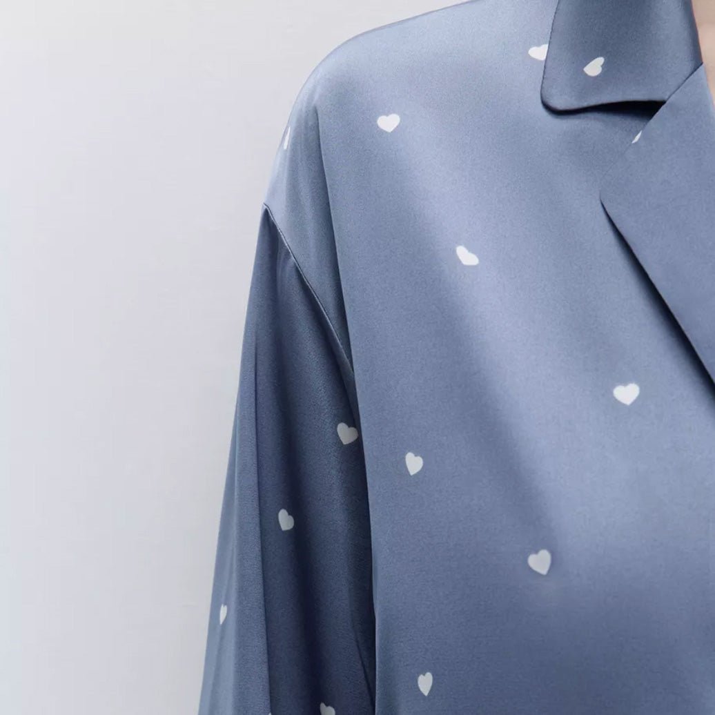 Midnight Heart Pajama Set - Momang Studio