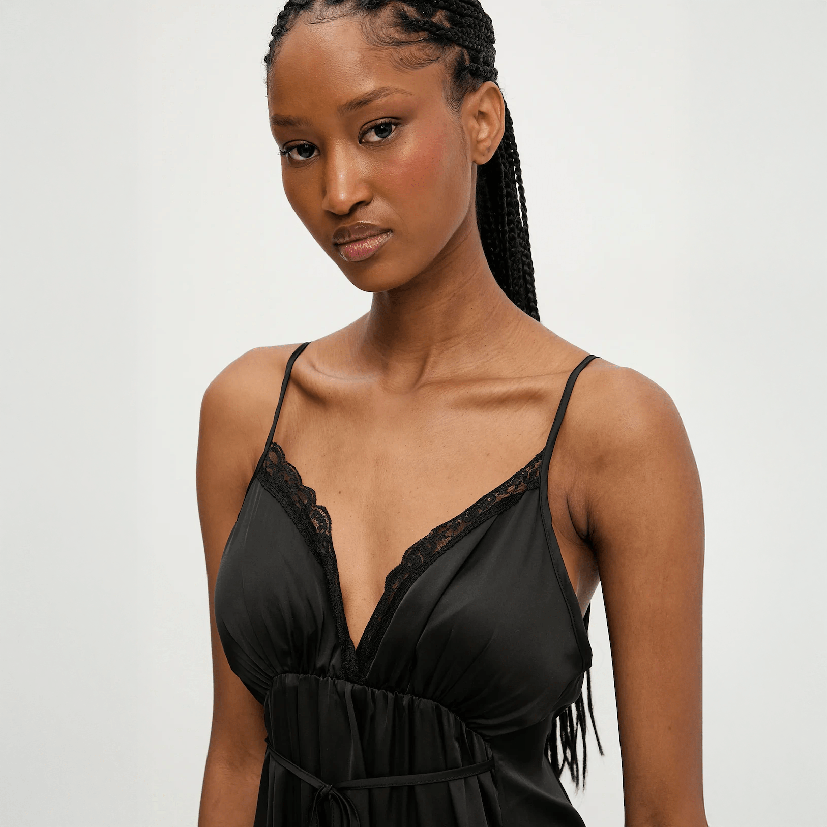 Midnight Noir Nightgown Set - Momang Studio