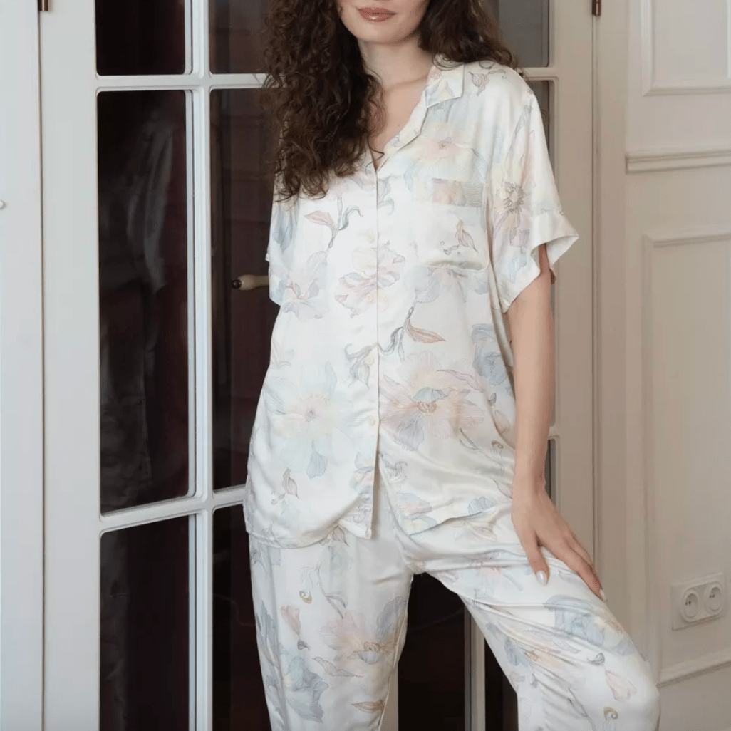 Morning Bloom Pajama Set - Momang Studio