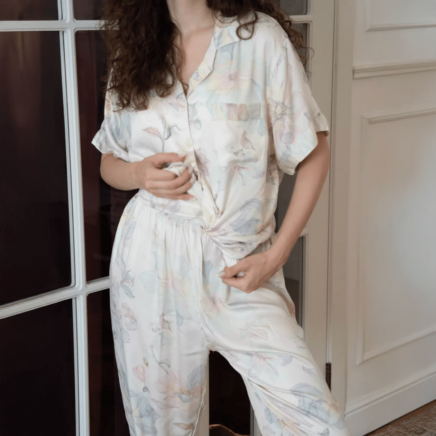 Morning Bloom Pajama Set - Momang Studio