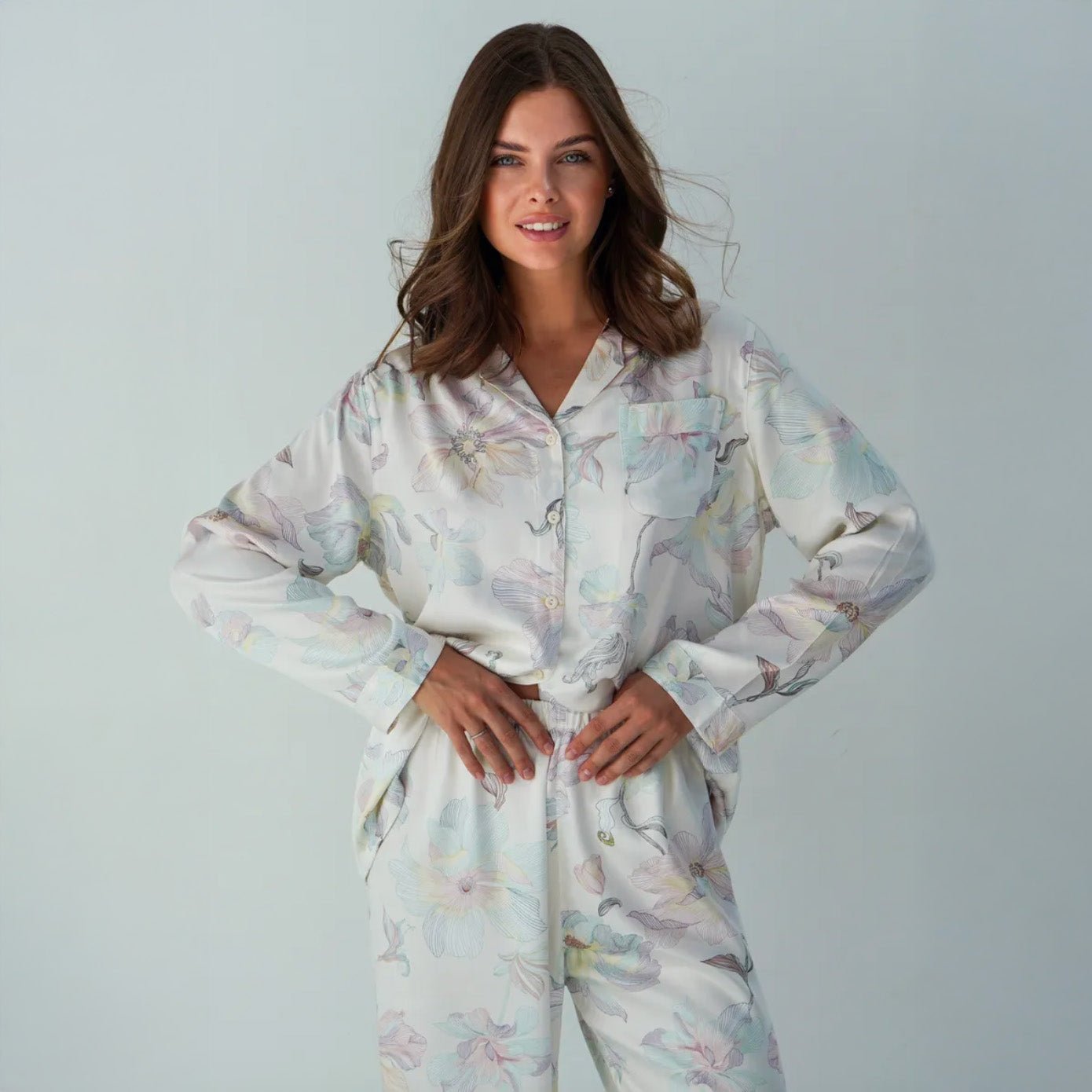 Morning Bloom Pajama Set - Momang Studio