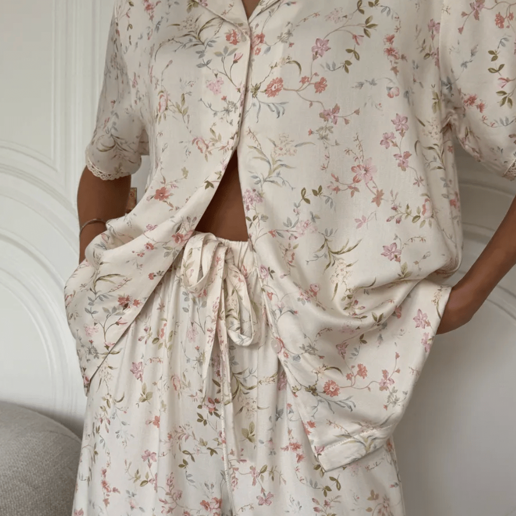Nocturne Bloom Pajama Set - Momang Studio