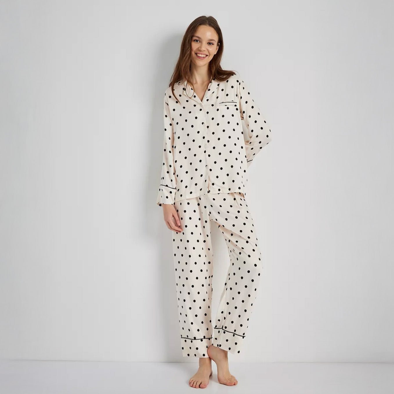 Polka Ease Pajama Set - Momang Studio