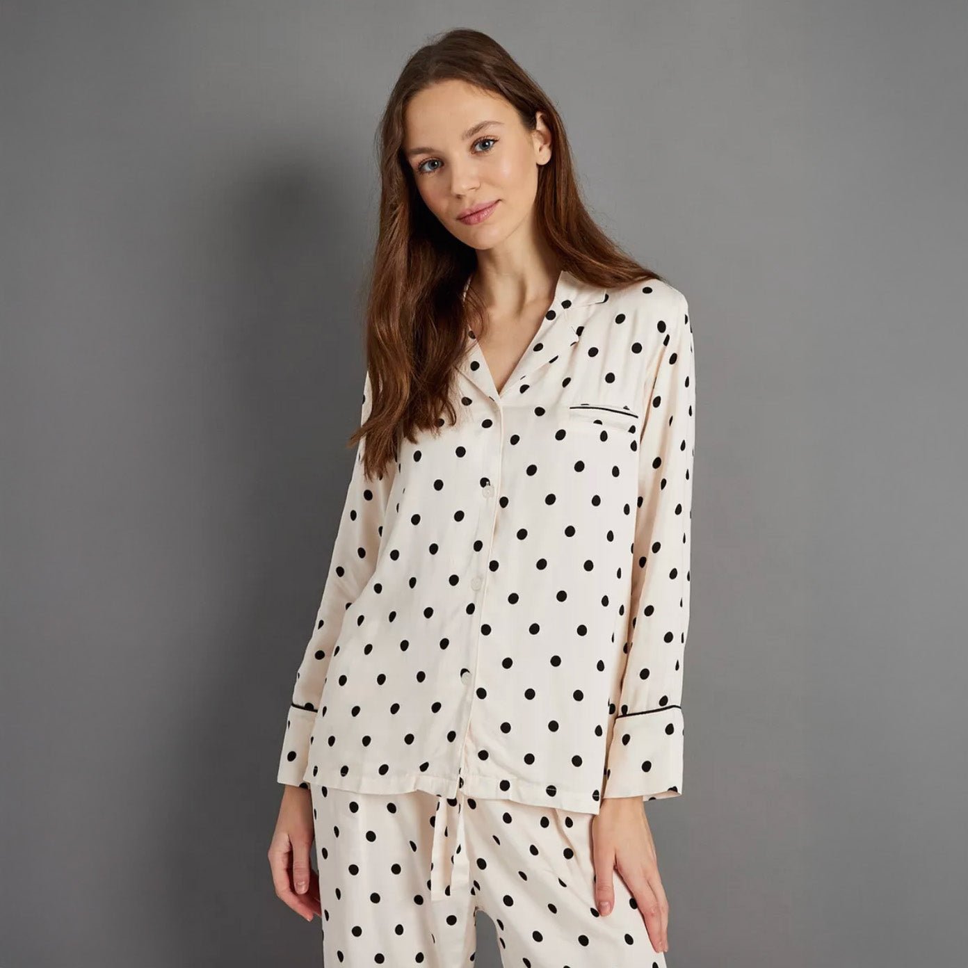Polka Ease Pajama Set - Momang Studio