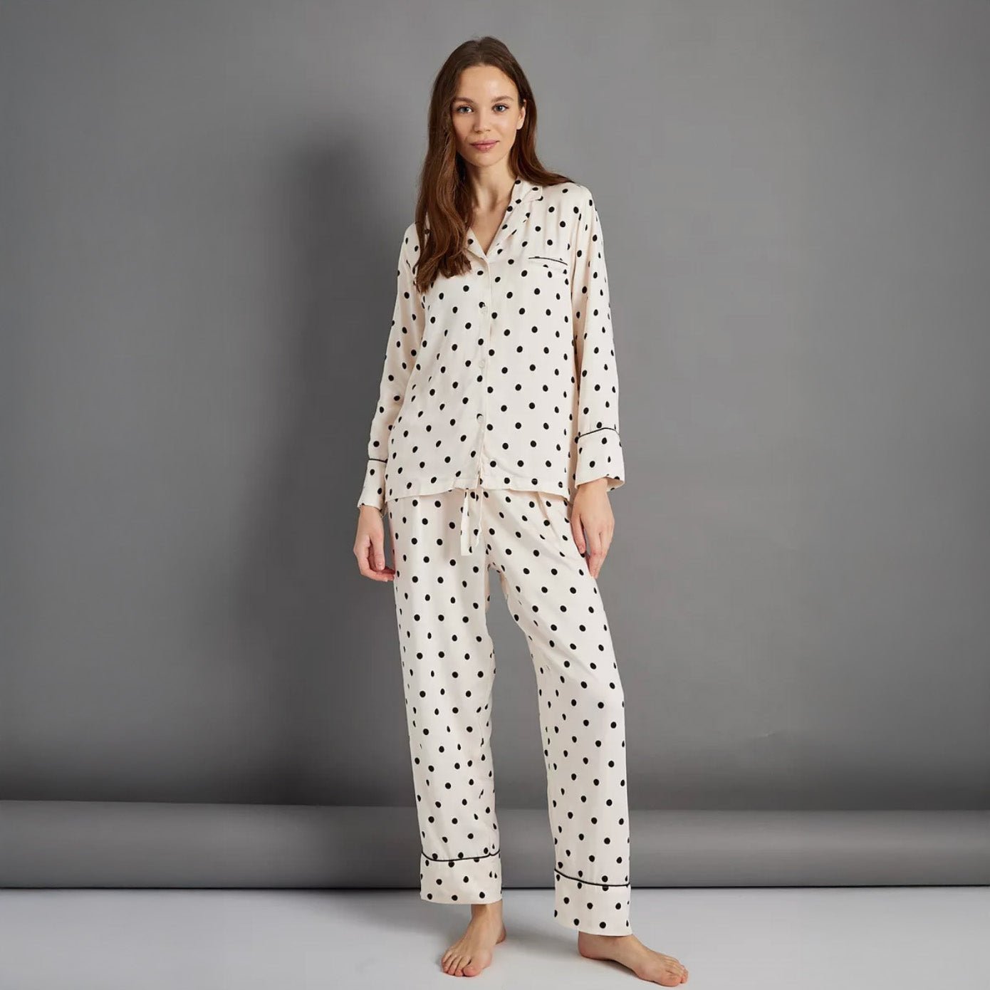 Polka Ease Pajama Set - Momang Studio