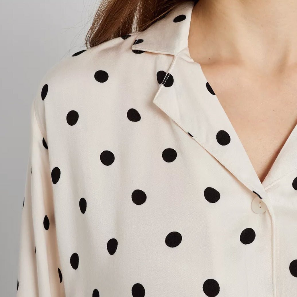 Polka Ease Pajama Set - Momang Studio