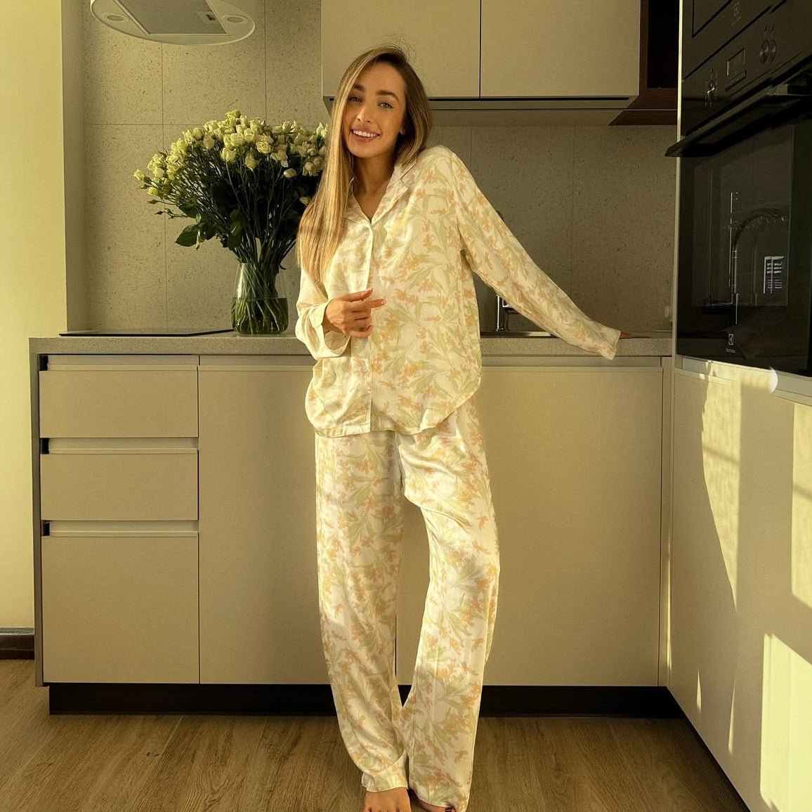 Sunlit Bloom Pajama Set - Momang Studio
