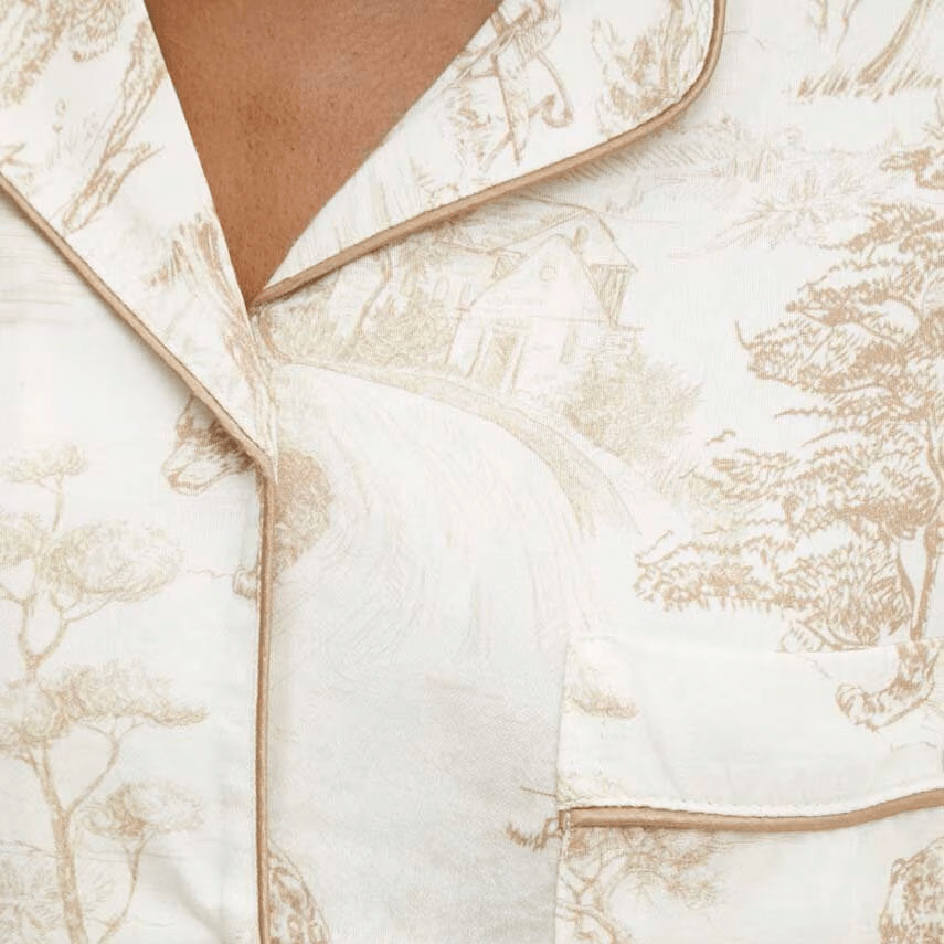 Toffee Meadow Pajama Set - Momang Studio