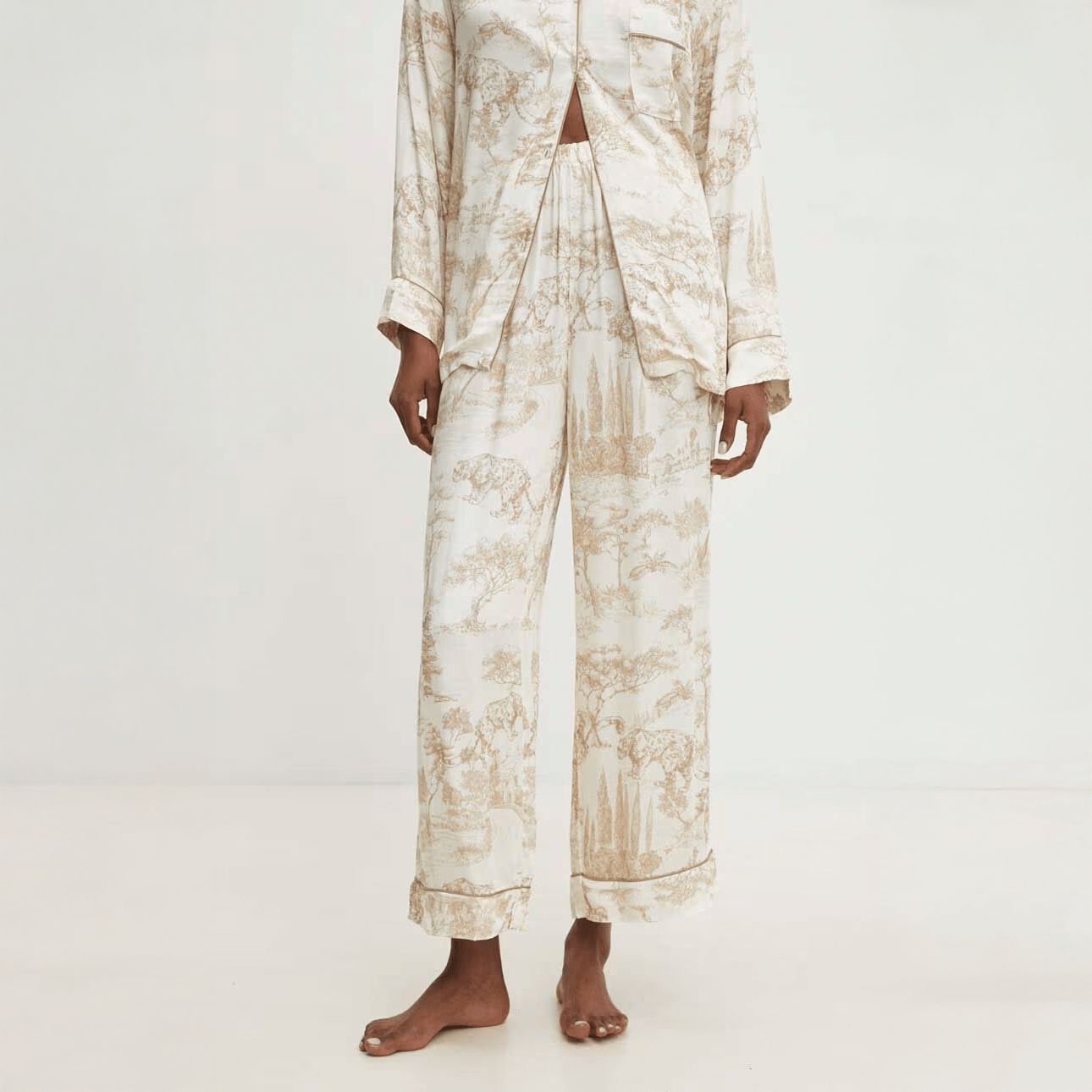 Toffee Meadow Pajama Set - Momang Studio