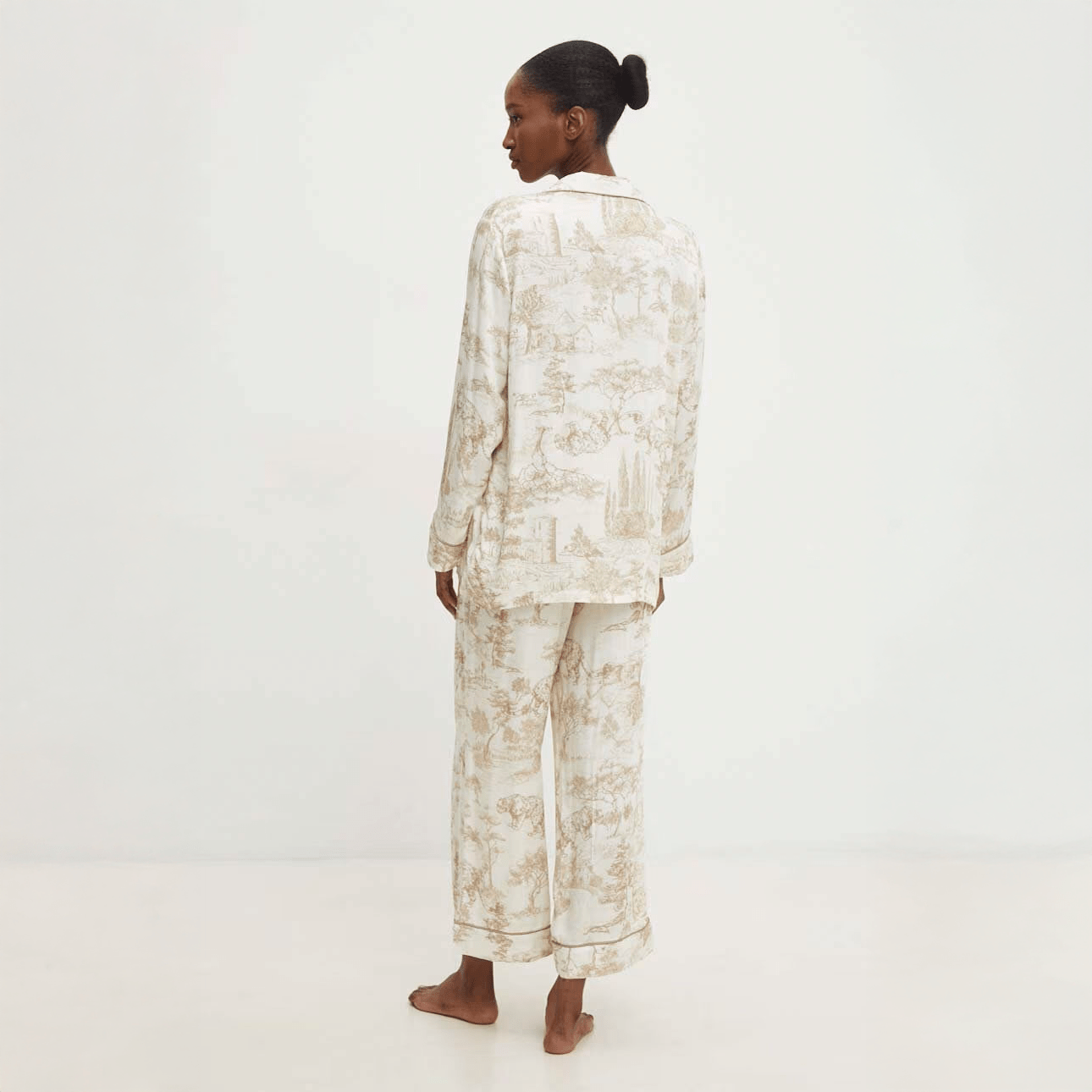 Toffee Meadow Pajama Set - Momang Studio