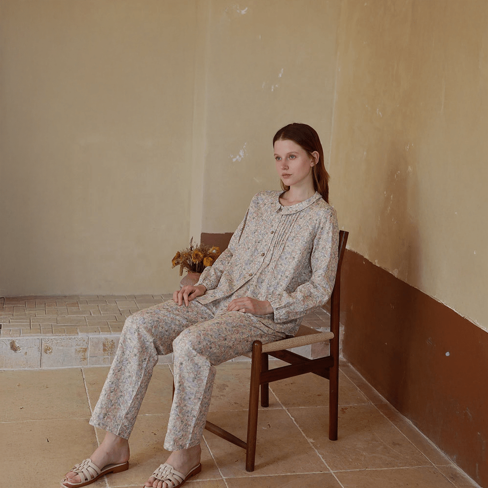 Tulip Whispers Pajama Set - Momang Studio