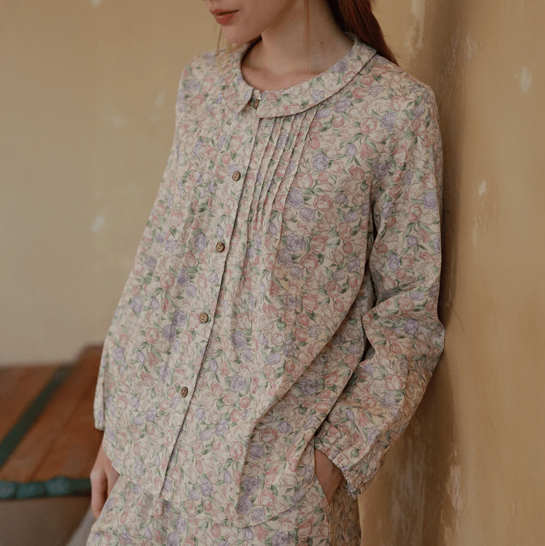 Tulip Whispers Pajama Set - Momang Studio