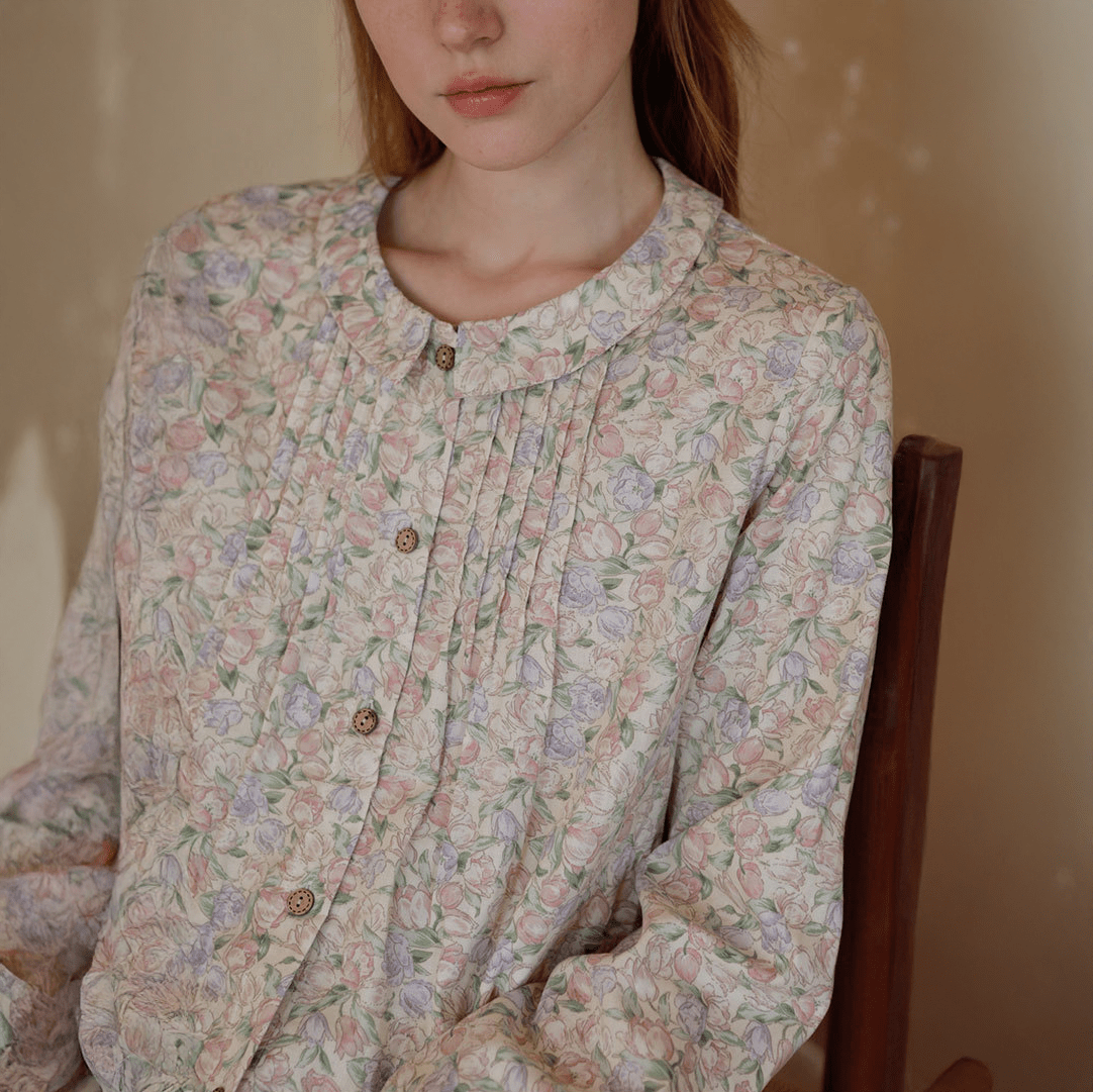 Tulip Whispers Pajama Set - Momang Studio