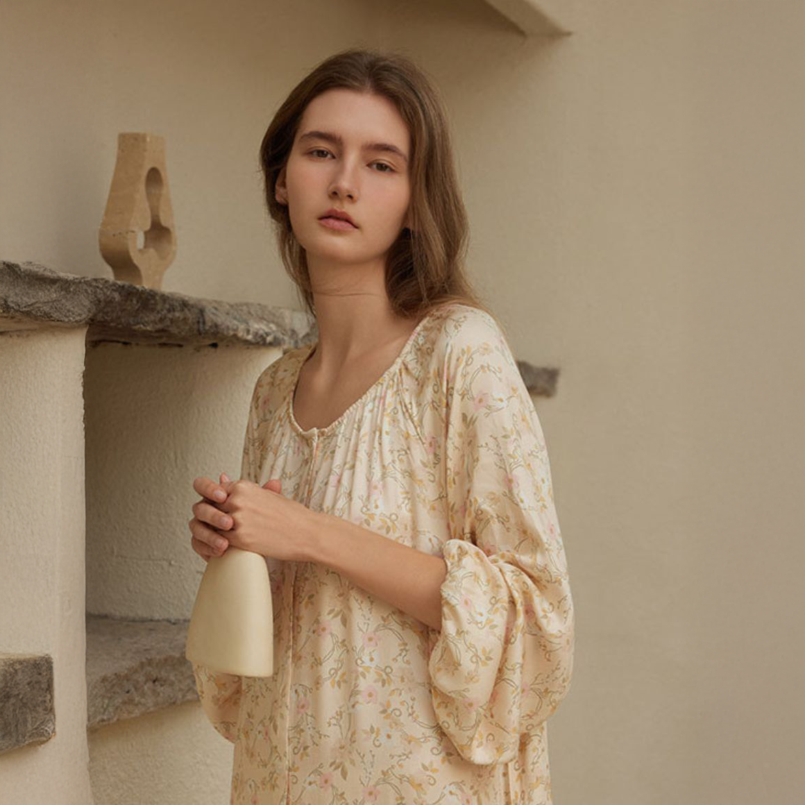 Amber Bloom Sleep Dress