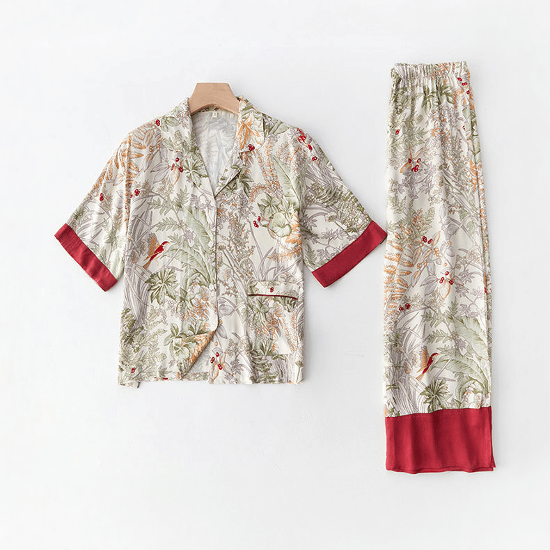 Wild Garden Pajama Set - Momang Studio