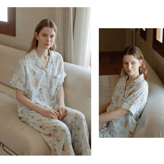 Woodland Whimsy Pajama Set - Momang Studio